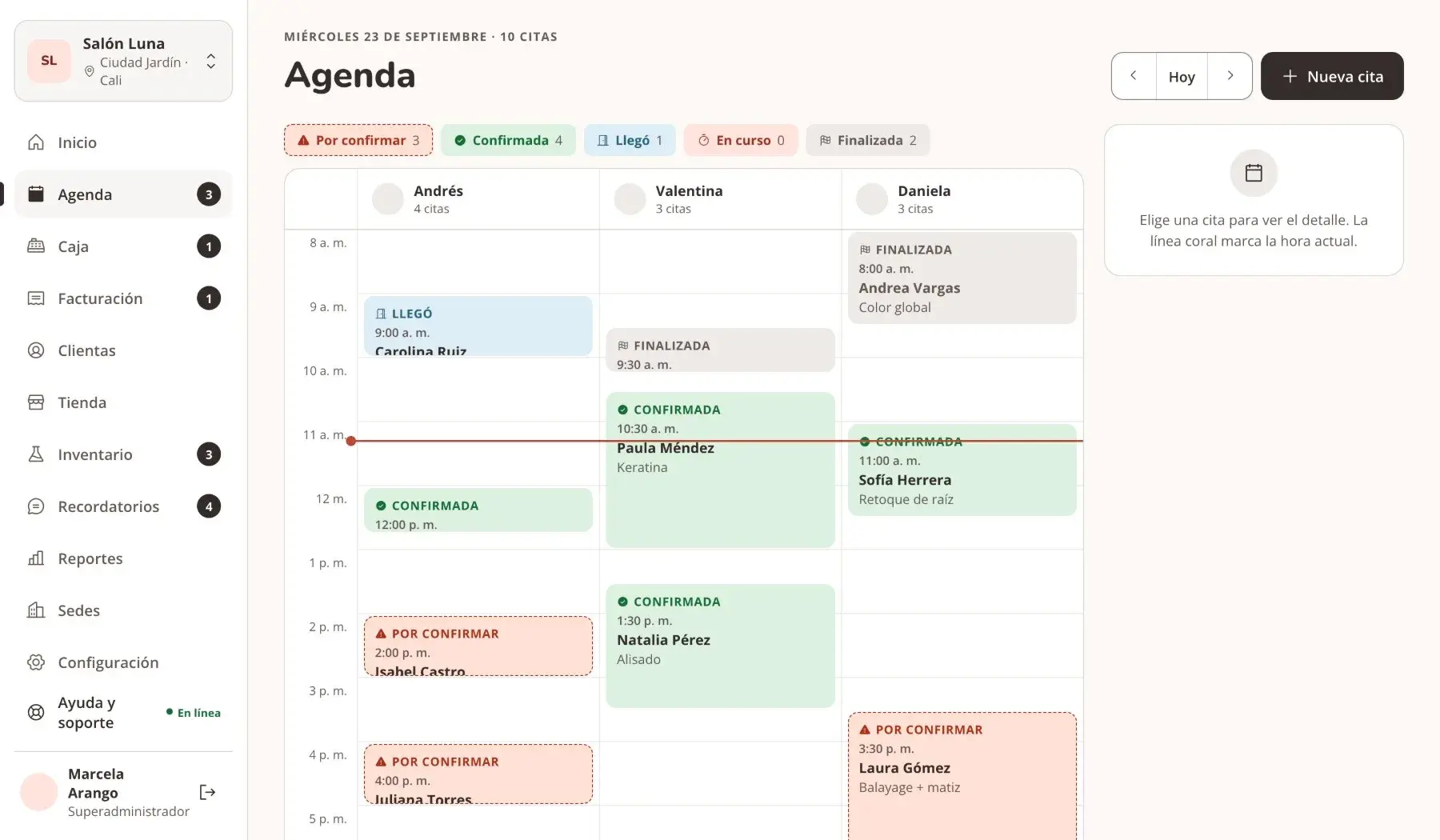 Agenda do Kapi por estilista